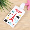 Acrylic cartoon handheld card holder PVC, suitcase, luggage tag, wholesale