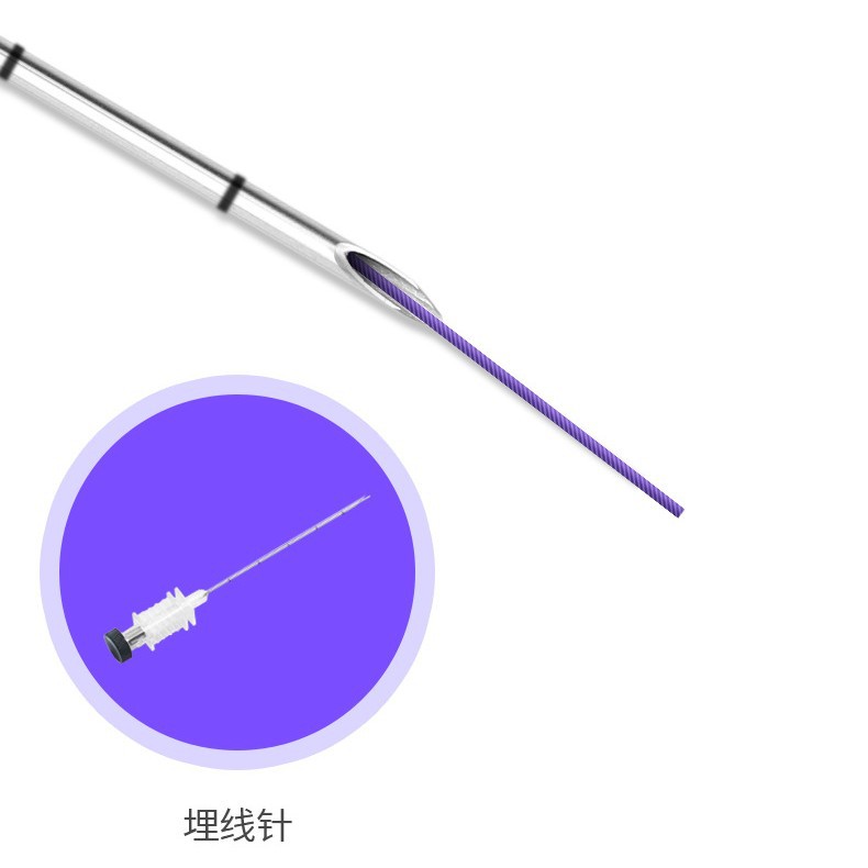 医用埋线针一次性使用穴位中医美容爱普pdo紫线软线埋线美容院用