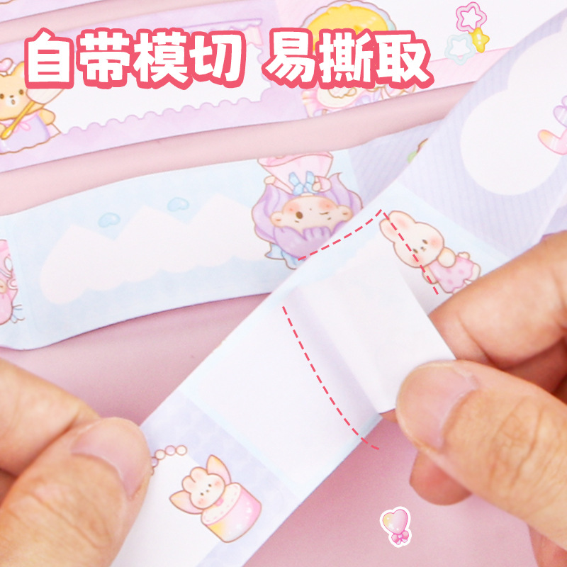 Estudiantes dibujos animados escritos a mano nombre pegatinas multifuncionales autoadhesivas coloridas pegatinas etiquetas decorativas pegatinas de clasificación