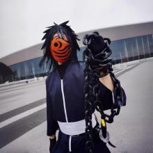 游戏动漫火影忍者红月夜灭族之刃带土cos衣服神秘面具男cosplay服