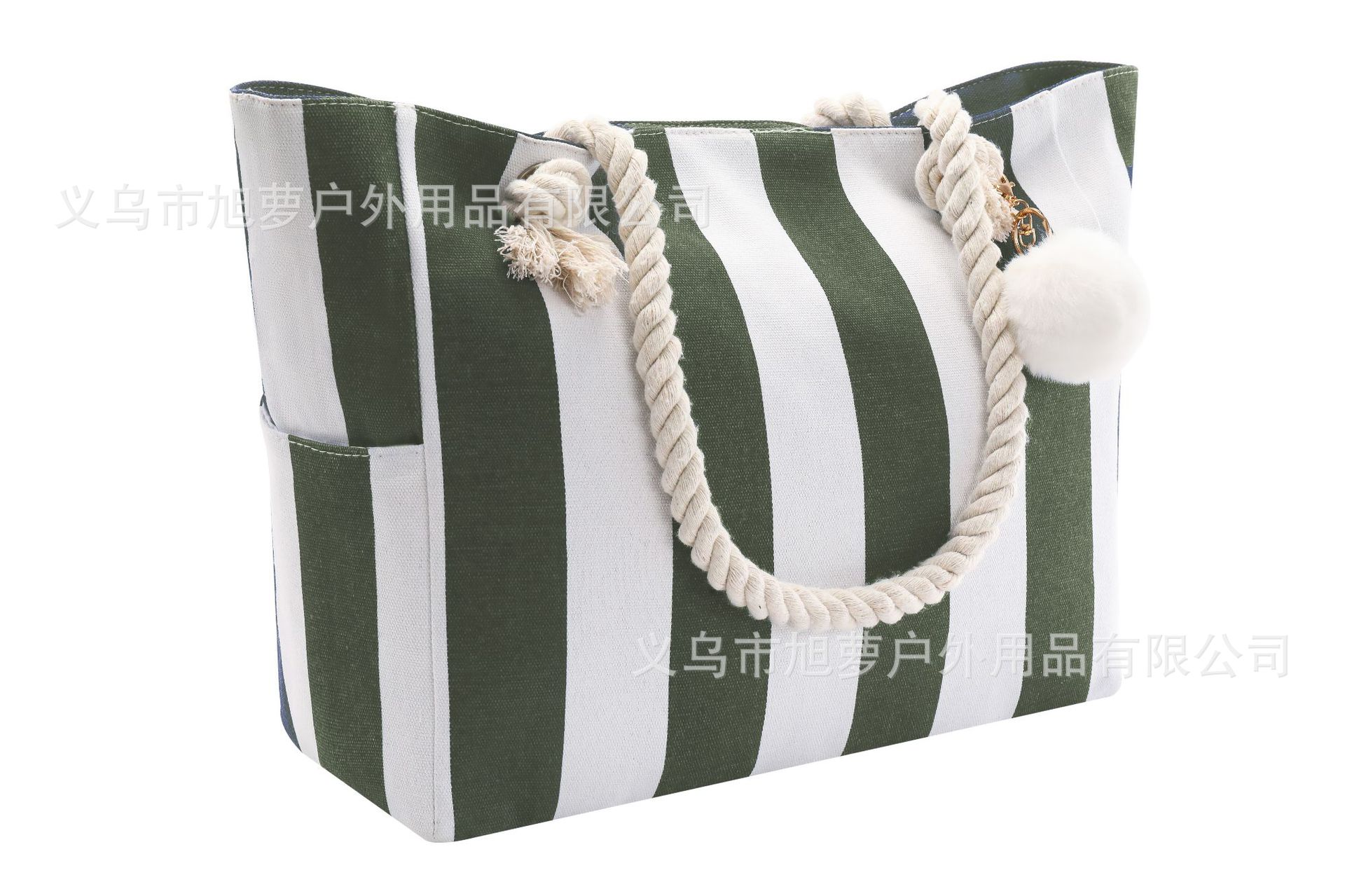 녹색과 흰색 줄무늬