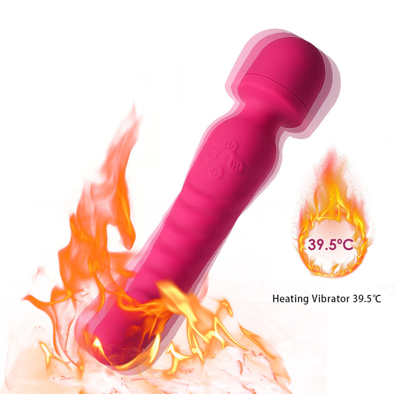 Cross-Border Popular Multi-Frequency Vibrator for Women, Dual Motor Heating, Double-Headed Sex Vibrator, Female Orgasm Masturbation Device