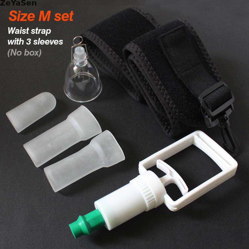 Pene Camilla masculino físico estiramiento soporte Pene entrenador de vacío presión negativa Ejercitador de pene