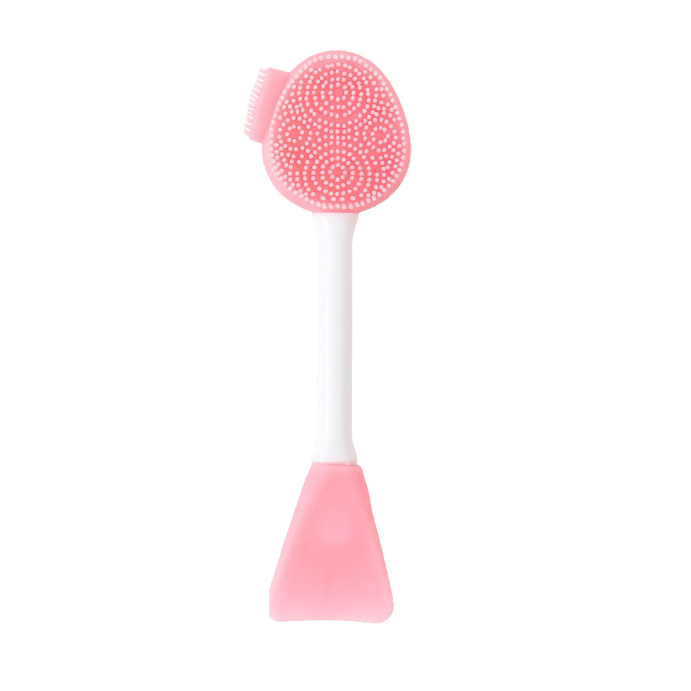 New facial cleansing brush, beauty mud mask brush, DIY beauty tool, mask application stick, makeup cleanser, dual-purpose silicone facial cleansing brush