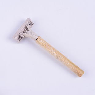 Max Manufacturer Direct Sales Hotel 3-Layer Stainless Steel Replaceable Manual Disposable Razor Bamboo Razor
