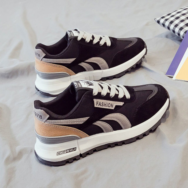 Zapatos de malla de Mujer Zapatos de gofres de primavera y otoño estilo coreano papá hombres y mujeres del mismo estilo zapatos blancos zapatos deportivos transpirables mujeres