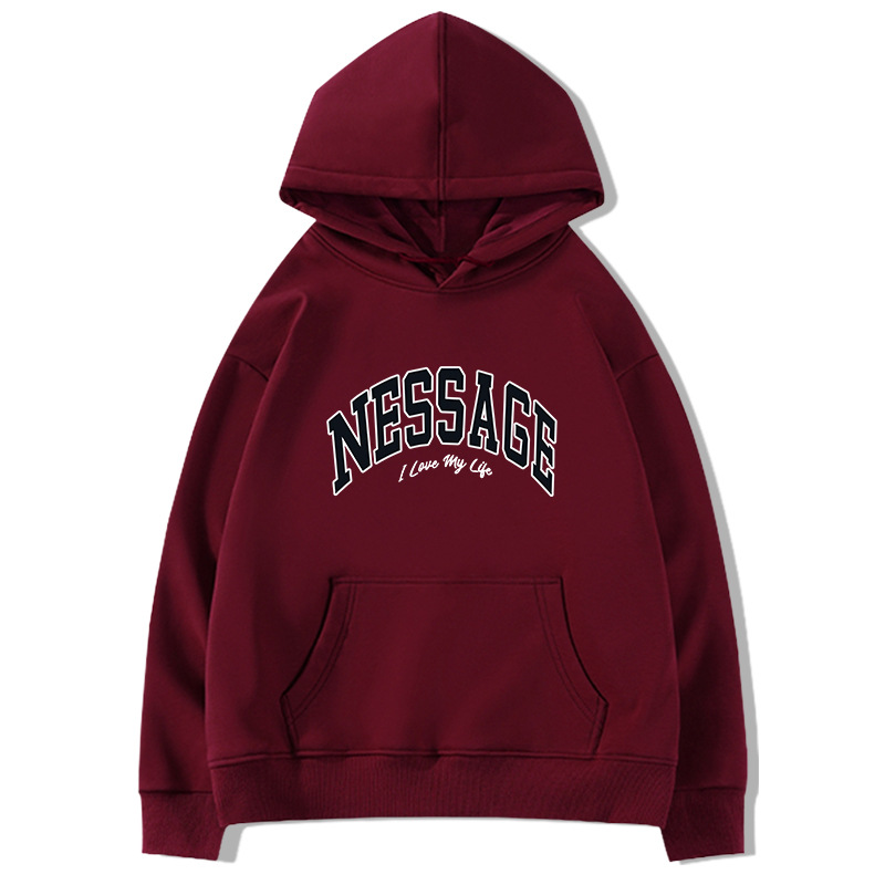 버건디 후드 [고품질]