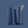 Solid color flat 60% off - navy blue