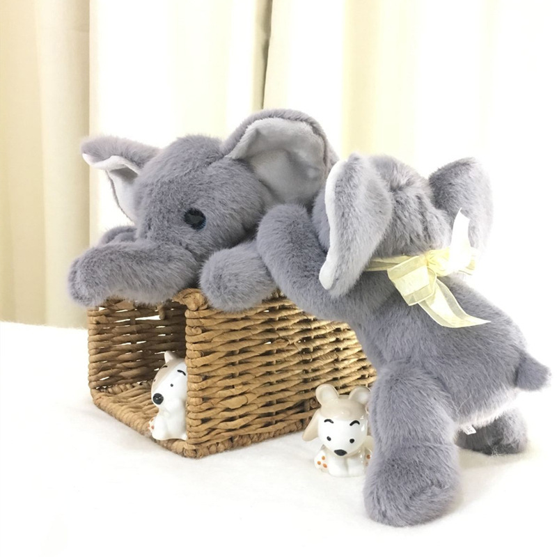 Comercio exterior lindo elefante mentiroso muñeca hipopótamo juguete de peluche regalo de boda máquina de agarre muñeca lote transfronterizo