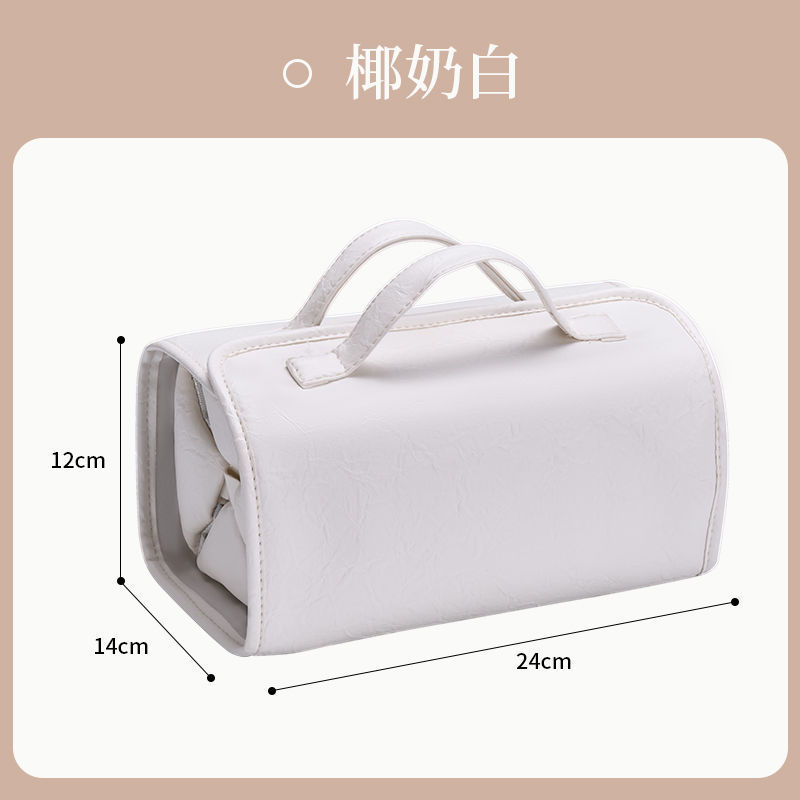 女性トラベルトイレタリーバッグポータブルハンギングオーガナイザー化粧品バッグトラベルサイズブラシセットメイクアップアクセサリー|undefined