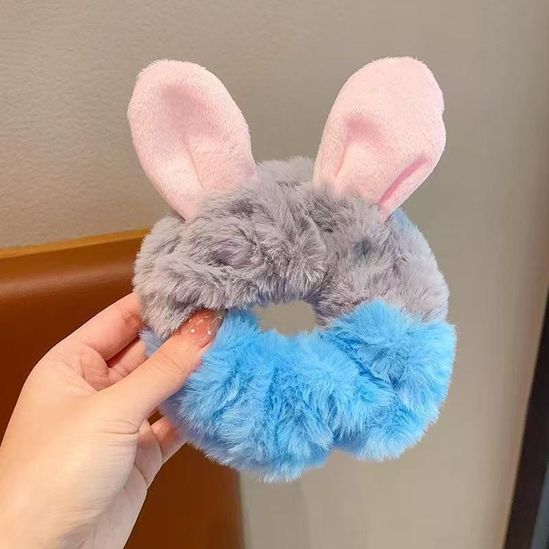 Nuevo lazo de raso estampado, coletero de encaje elegante estilo chino, cuerda para el pelo de cola de caballo al por mayor