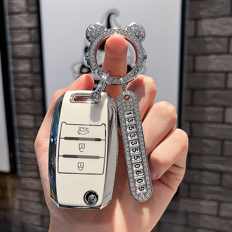 Aplicable a KIA K3 caso clave K5 coche K2 orgulloso correr kx3 Yi corriendo K4 hembra kx5 inteligente ejecución ACE hebilla KAIKU coche Shell