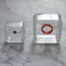 珠子展示盘手串陈列裸钻盒裸石方盒芯片硅片展示包装便携拉链