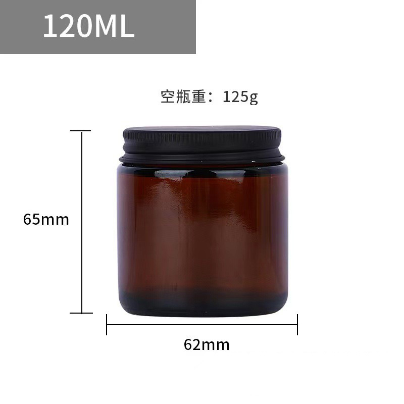 スポット100ml茶色アロマガラスキャンドルカップ空瓶グリーンキャンドル缶250ml空瓶蒙砂キャンドル台|undefined
