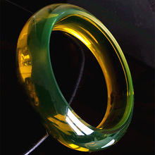 琥珀蜜蜡净水墨西哥二代蓝珀手镯手链气质手环节日首饰礼品饰品女