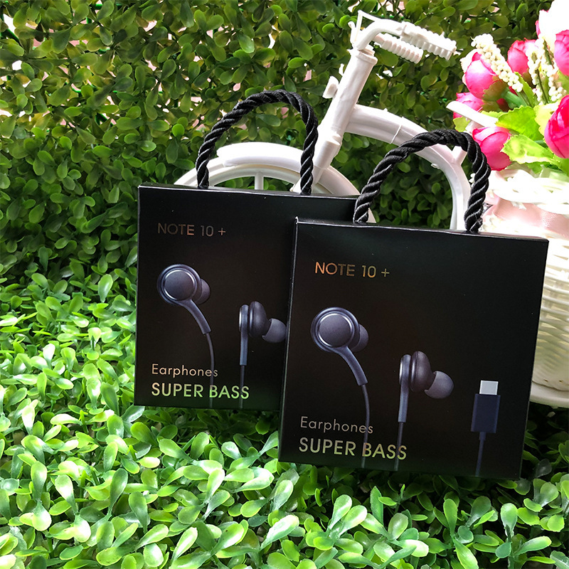Suitable for Samsung AKG Headphones note10+ Neutral Packaging Box Type-c Interface note10 Silver Card Packaging Color Box