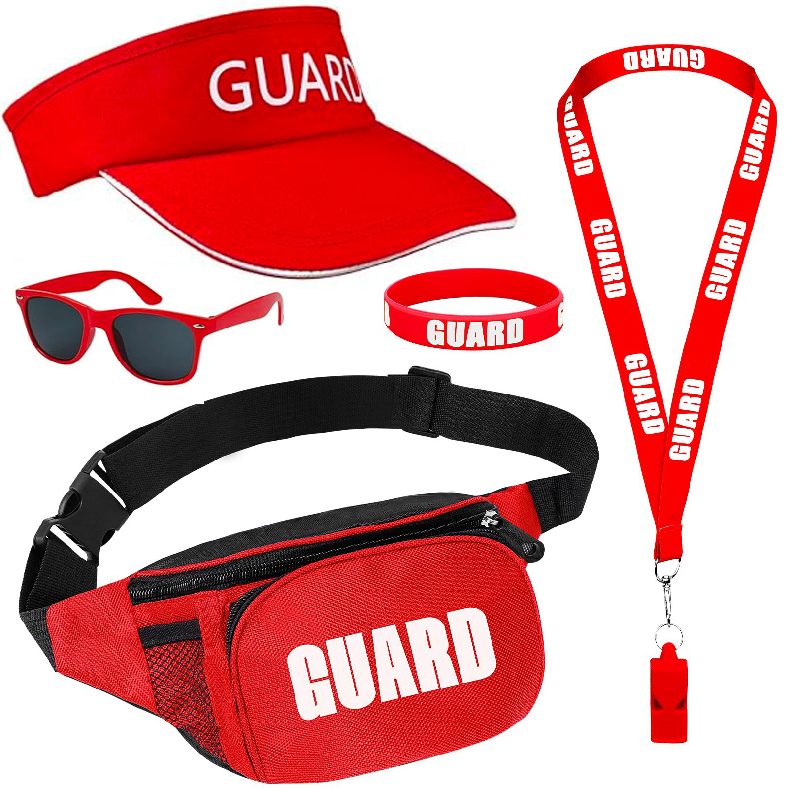 海滩救援 白边帽