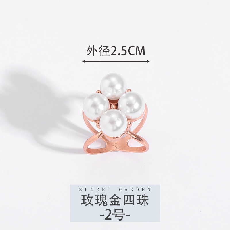 2호 [로즈골드 4구슬]