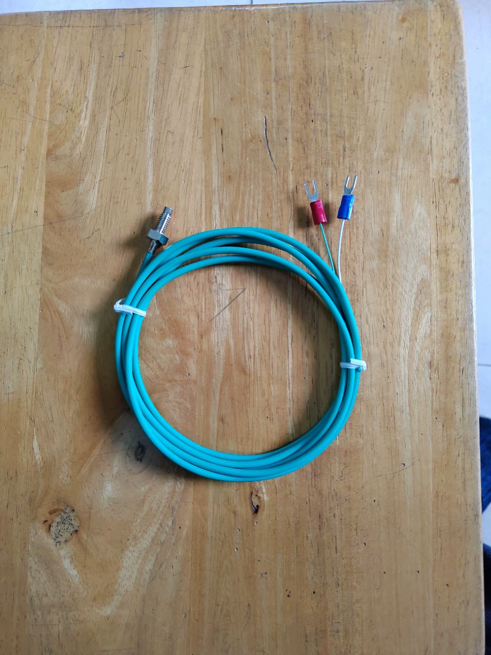 Линия измерения температуры силиконовой термопары винтового типа M6 термозонд Электрический нагревательный зонд термоэлектрический парный датчик температуры