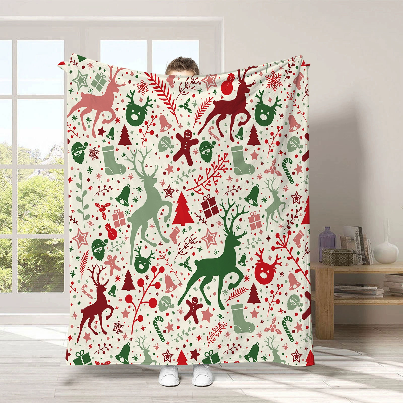 Christmas flannel atmospheric duvet