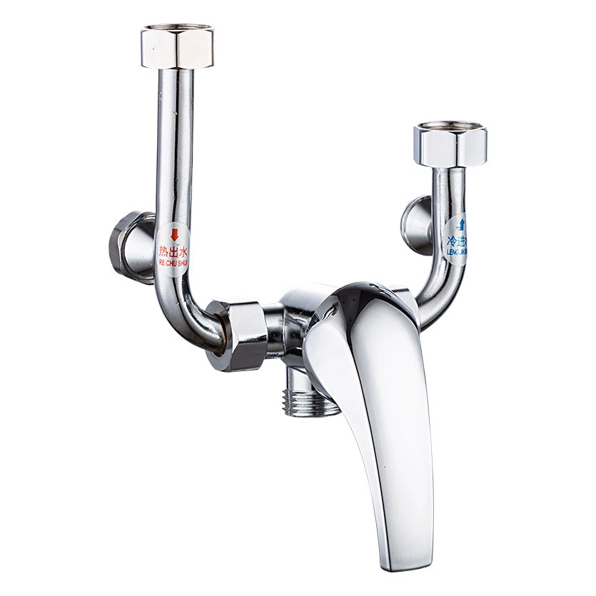 Смесительный клапан электрического водонагревателя Аксессуары для душа открытого монтажа с переключателем нагрева и холода U-образный смесительный клапан смеситель Универсальный