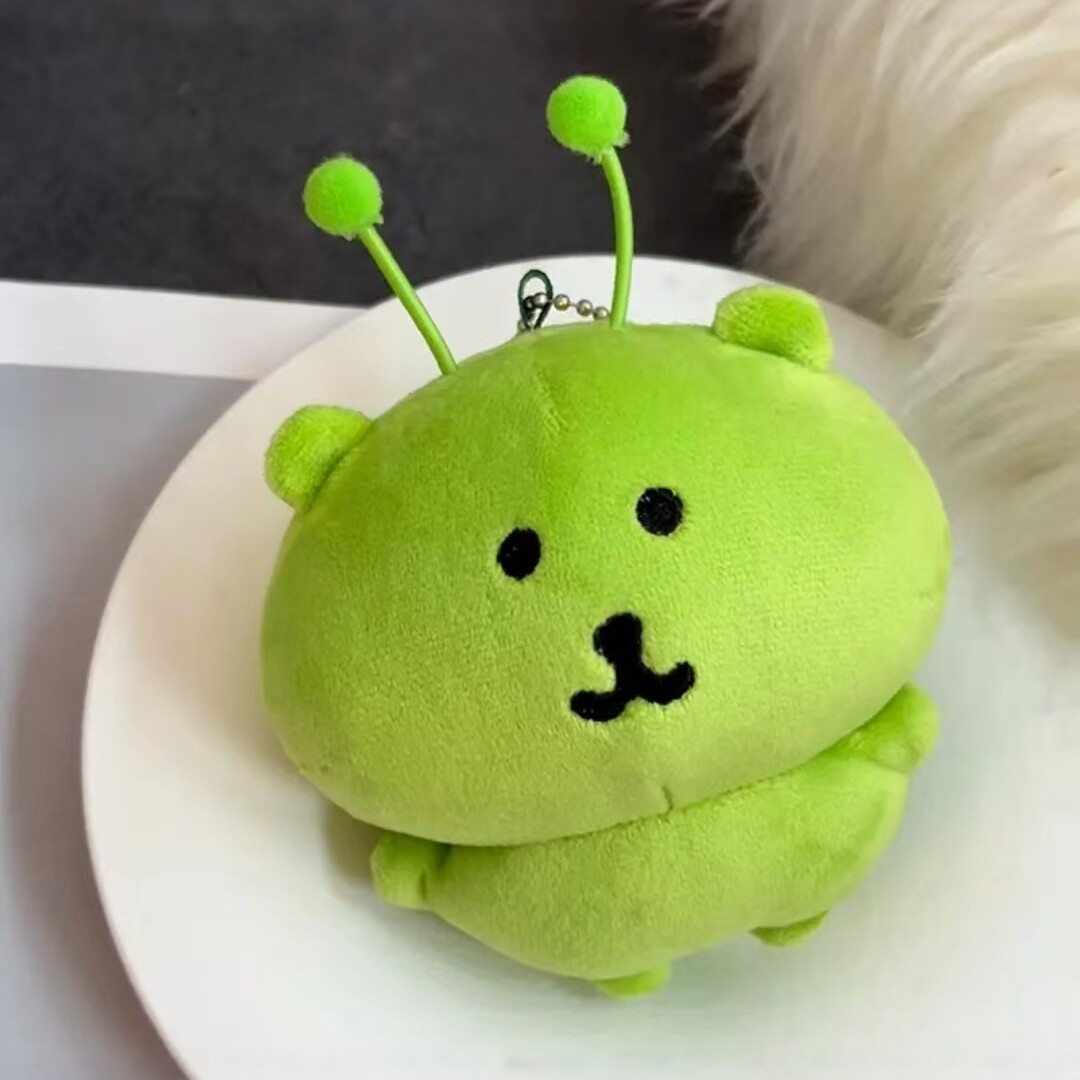 Fat and Chubby Self-Mocking Bear Lulu Bear Little Fat Pig Doll Plush Pendant Keychain Children's Gift Toy Wholesale