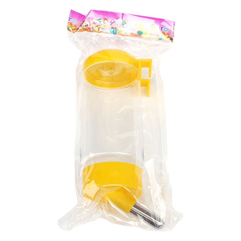 Fuente de bebida para mascotas perro simple dispensador de agua colgante fuente de bebida 400ML suministros para mascotas en stock al por mayor