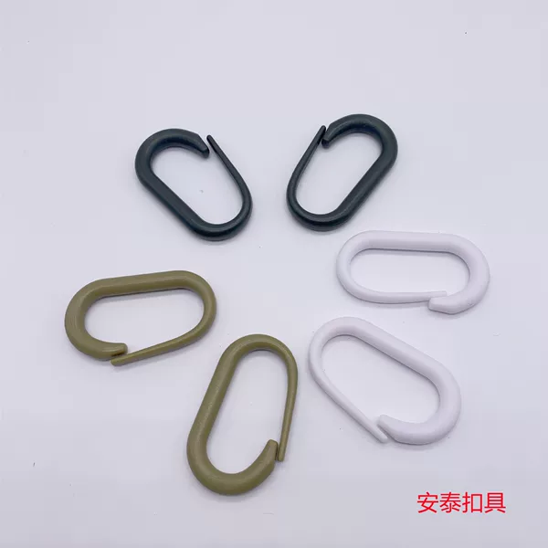 In stock backpack connecting buckle plastic carabiner plastic climbing hook climbing hook rope hook buckle outdoor hook buckle water bottle buckle