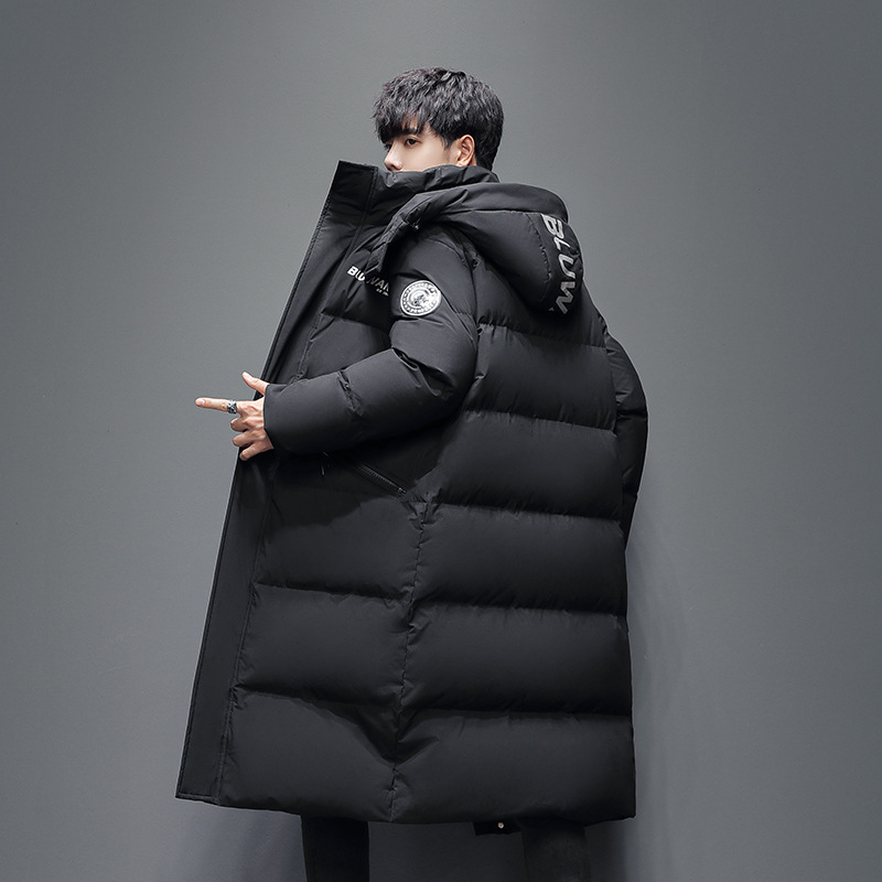 Chaqueta de la pareja de invierno para hombre nueva chaqueta de pato blanco de longitud media 90 abajo para hombre (inspección de calidad)