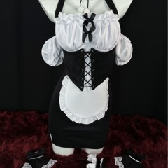 人気のウサギの新型の情緒の下着の日系のメイドの秘書はセクシーな包みの尻の寝ますスカートの制服の誘惑のスーツの8705を詰めます。