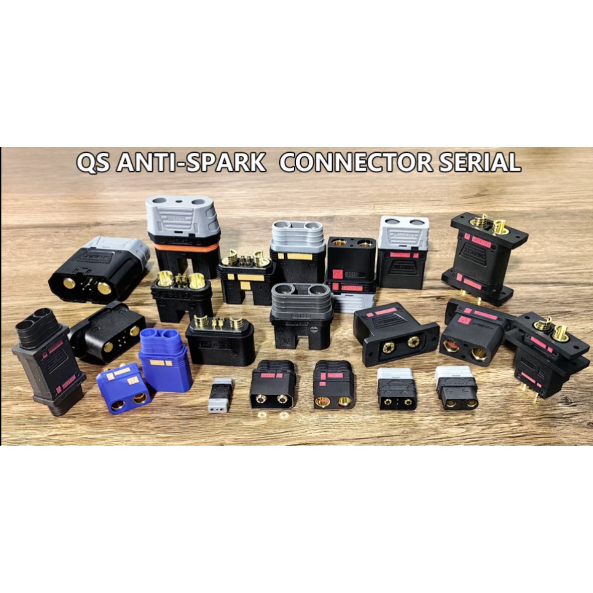 QS8T発火防止三相電110 ~ 180A大電流コネクタ無人電池ボックス蓄電コントローラプラグ