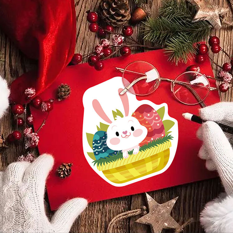 Huevo de Pascua elemento fiesta suministros pegatinas inspirador recompensa PEGATINAS ARTE de bricolaje scrapbook clip art
