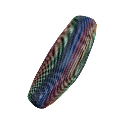 Motorcycle cushion, Grid Seat Cushion Cover Universal - colorful-stripes-3xl