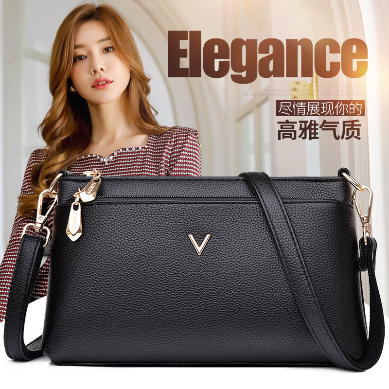 Trendy Brand Small Square Bag Women's Summer Bag New Fashion Bag 2022 All-match Middle-aged Mother Imitation Leather Crossbody Bag Trendy Brand Small Square Bag Women's Summer Bag New Fashion Bag 2022 All-match Middle-aged Mother Imitation Leather Crossbody Bag