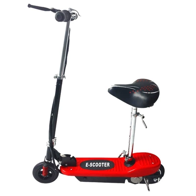 Source Manufacturer: Small Foldable Qatlanan elektrik skuterlər - red-shock-absorption-model