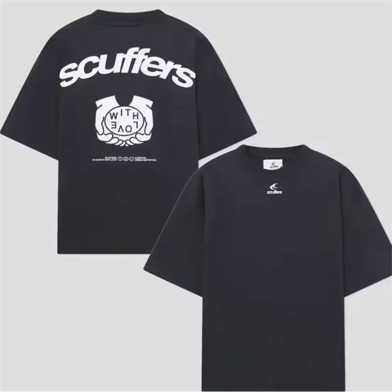 Scuffers With Love Logo T-shirt Black