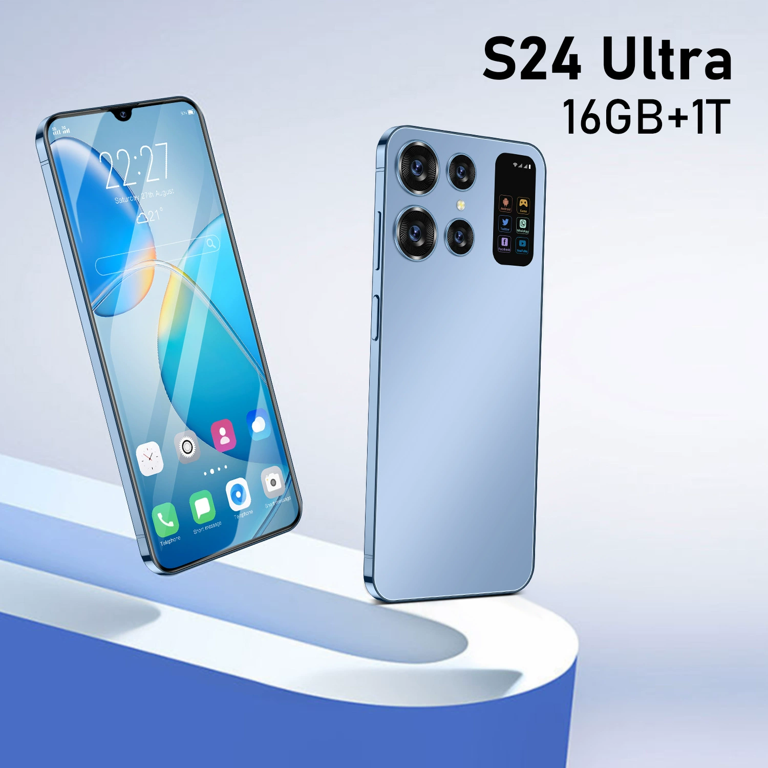 (Граница торговли), S24, смартфон, мобильный телефон, S24 Ultra, Android, 7.0 дюйма, 4G, (Физические данные)
