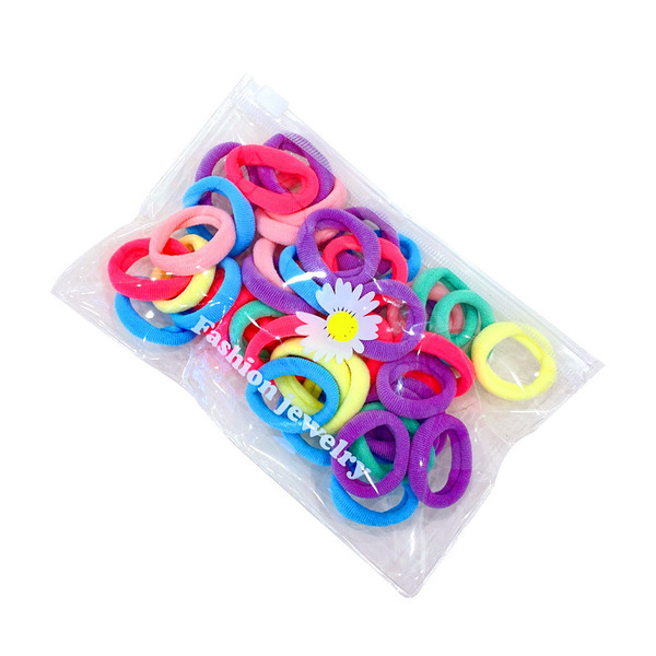 Children's harmless elastic hair rope