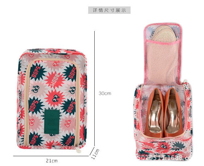 鞋子收纳袋折叠旅行鞋袋 防水旅游鞋包折叠包防尘袋