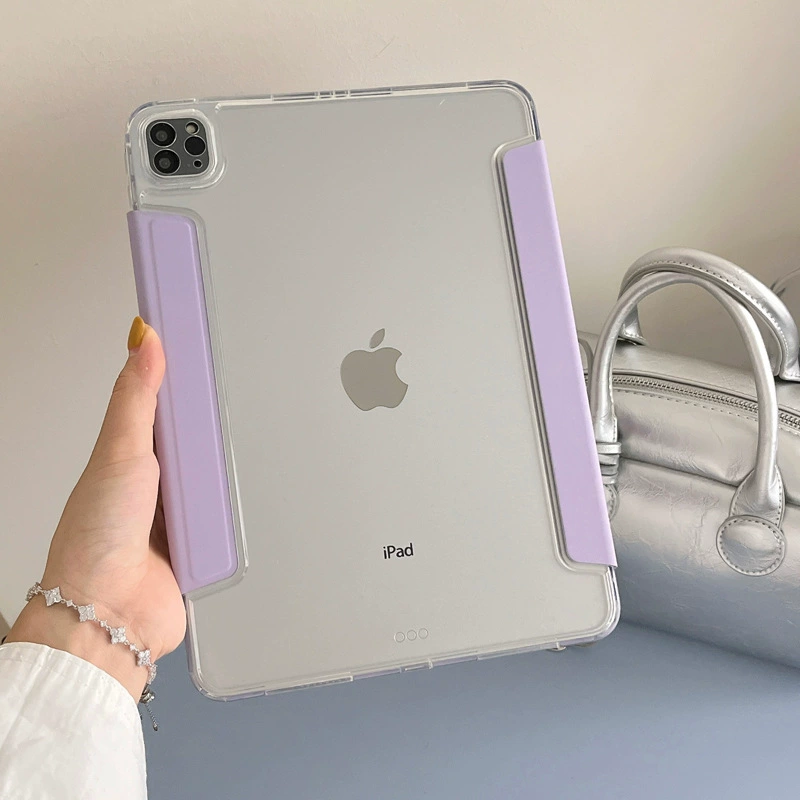 Поддерживает iPad Air11Y складной пряжки защитный чехол прозрачный акрил Air13/12.9 против сгибания и падения