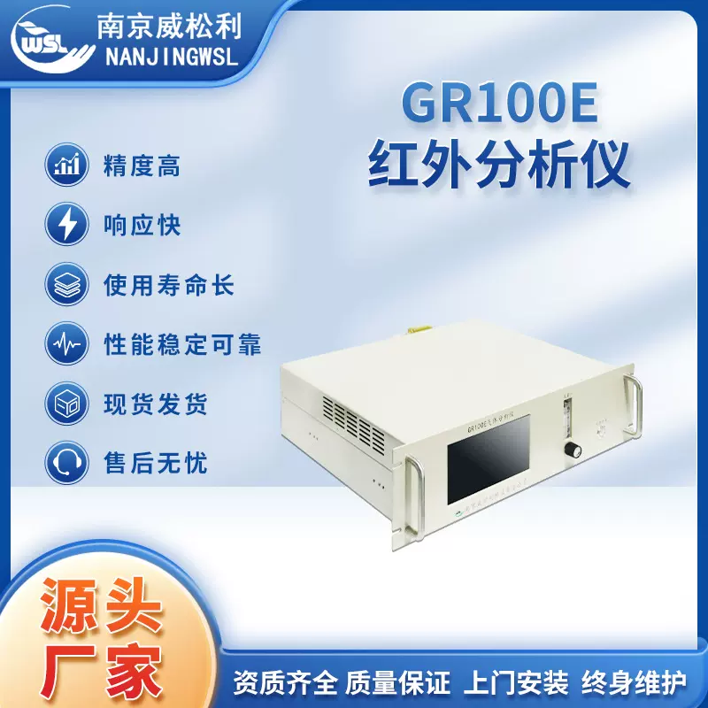 GR100E红外分析仪检测CO/CO2/CH4环保设备烟气分析仪表