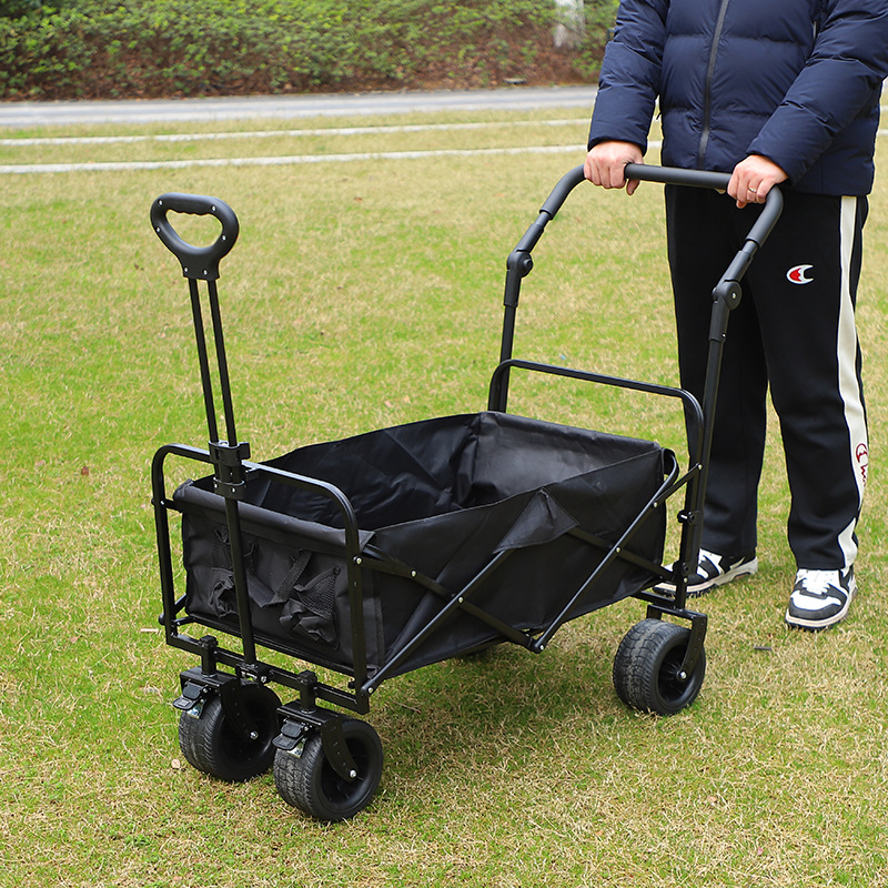 Carrito Plegable de Camping de Acero Plegable para Camping y Transporte