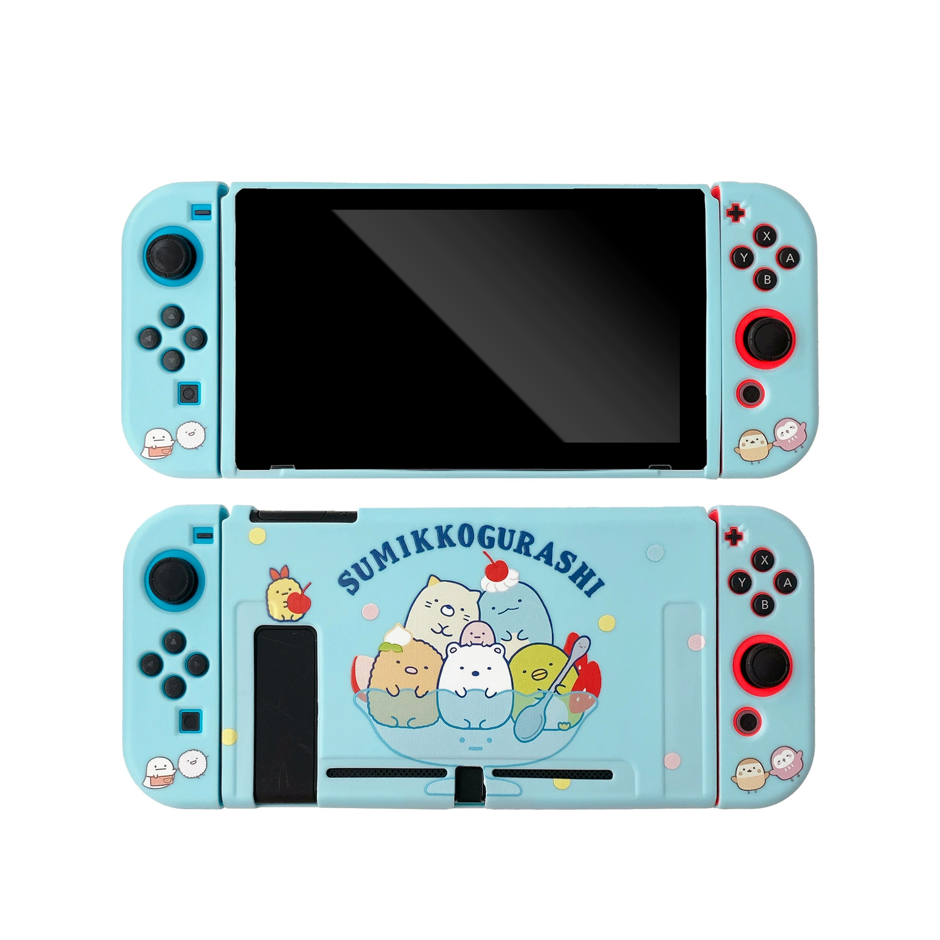 Совместимая защитная крышка для Nintendo Switch NS уголCorner биологическая Belle принцесса мультфильм TPU против падения