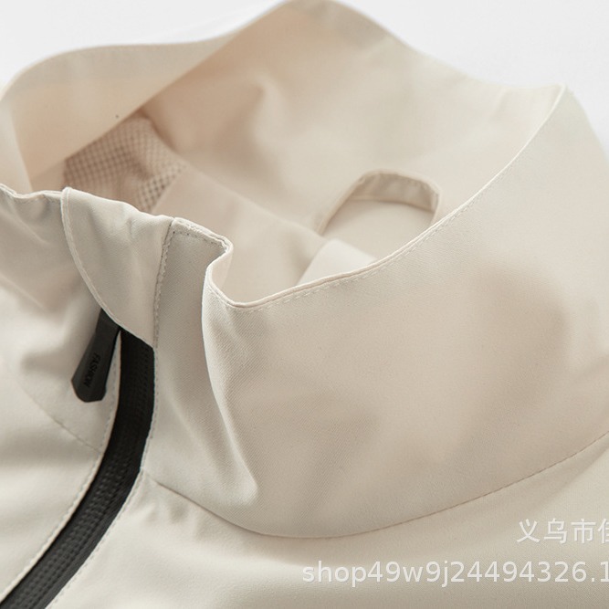 2024 nueva pareja transfronteriza moda juvenil vestir de asalto casual de negocios de cuello delgado chaqueta logotipo fijo