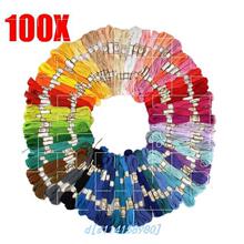 50/100PCS Cross Stitch Cotton Embroidery Thread Floss Sewing