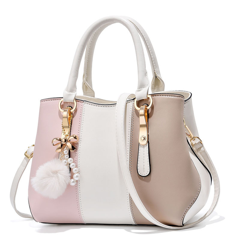 [Cross-Border Women's Bag] 2025 New Fashion Elegant Women's Handbag Korean Style Large Capacity Shoulder & Crossbody Bag For Middle-Aged Women