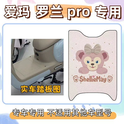 Electric vehicle foot mat Car Floor Mats, Decorative, Custom-Made - shirley-rose-powder-emma-roland-pro-without-side-steps-with-velcro-included