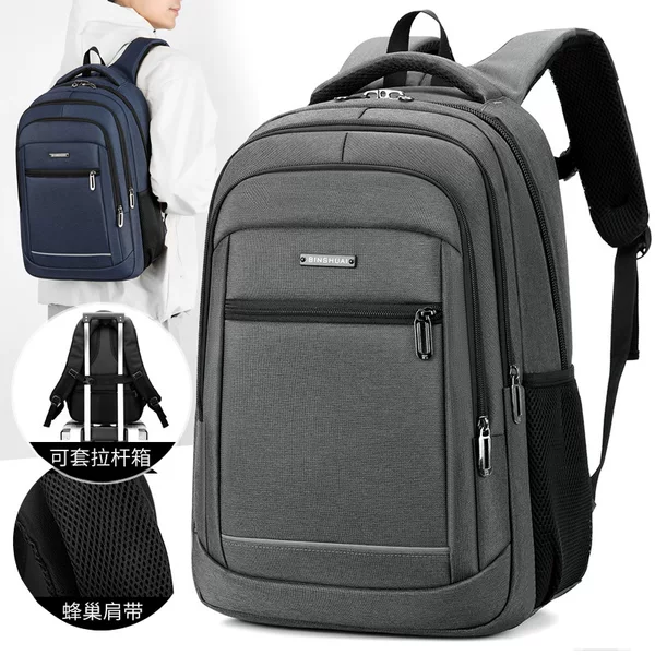 Large Capacity Backpack Cross-border Multifunctional Computer Bag Business Outdoor Travel Laptop Men's Bag College Student Schoolbag