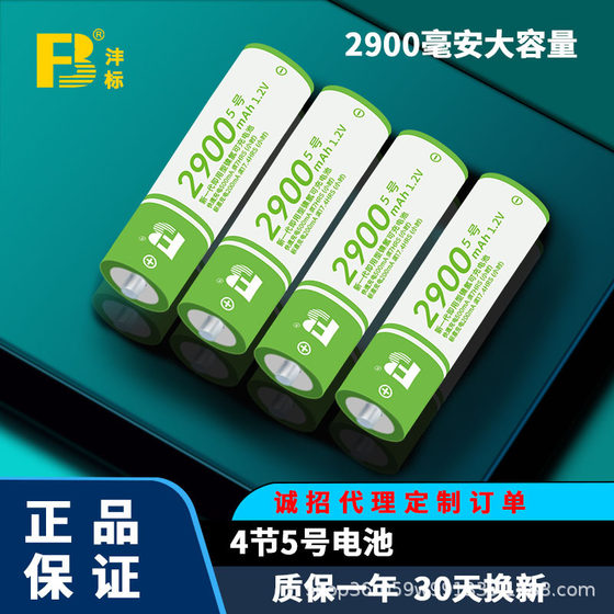 Fengbiao Rechargeable No.5 Battery Flash Battery Camera Microphone Rechargeable Battery No.7 Toy Battery suit Positive