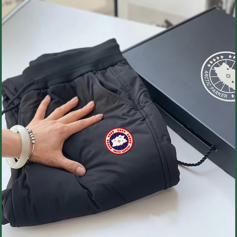 Men's 2024 New Style Goose Down Pants, Winter Outdoor Cold Protection Fleece Lined Warmth, Northeast China -40 Degree Snow Pants